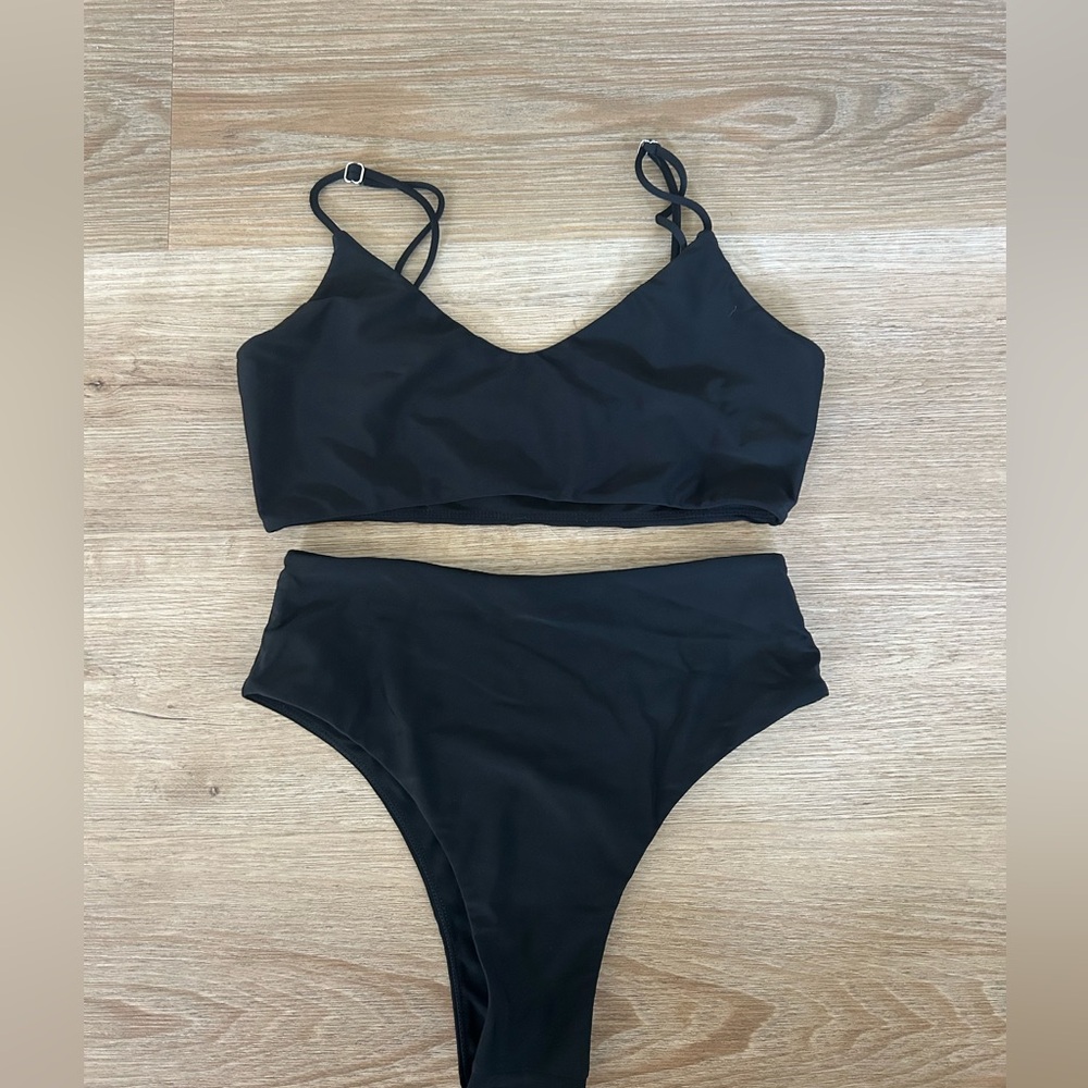 Black Women's Swimwear Set
